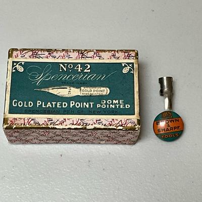 Spencerian Gold Plated Points Pen Nibs 