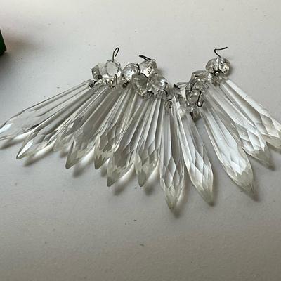 Glass Chandelier Drops