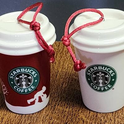 Starbucks c. 2006 Tree Ornaments