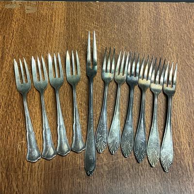 Silverplated Cocktail/Seafood Forks