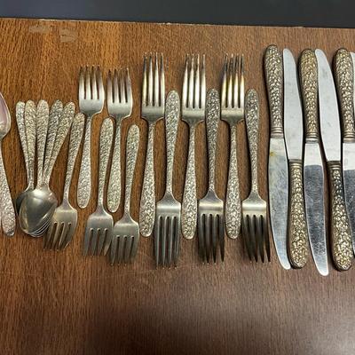 "Narcissus" Pattern by National Silver Co. Flatware