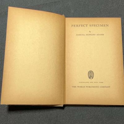 Perfect Specimen By Samuel Hopkins Adams (1943)