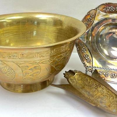 Vintage “Studio Silversmiths” & Antique Brass Items