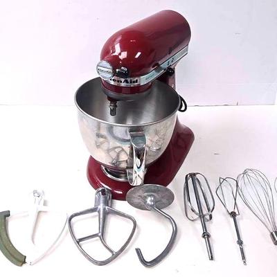 "KitchenAid" Artisan Series Mixer with Attachments