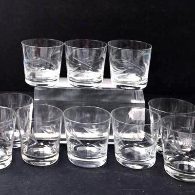 Bourbon Lowball Glasses & Vase