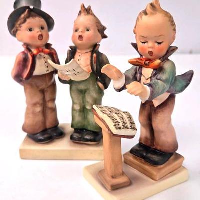 "Goebel Hummel" 'Duet' & 'Band Leader' Figurines 