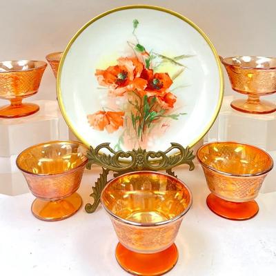 Vintage “Federal Glass Co.” & “Limoges Dishes
