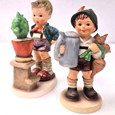"Goebel Hummel" 'For Father' & 'Confidentially' Figurines