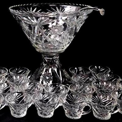 "Anchor Hocking" Punch Bowl Collection 