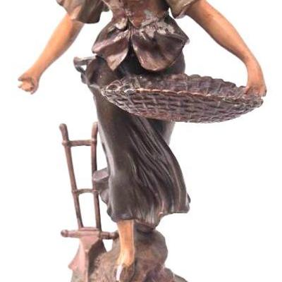 "The Sower" Spelter Figurine 
