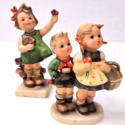 "Goebel Hummel" 'To Market' & 'Spring Cheer' Figurines 