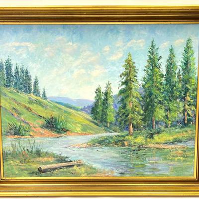 Signed ‘McHellmann’ Landscape Painting!