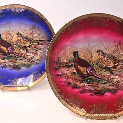 "STW Bavaria Germany" Pheasant Decorative Plates