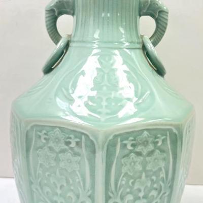 Antique Chinese Celadon Porcelain Vase