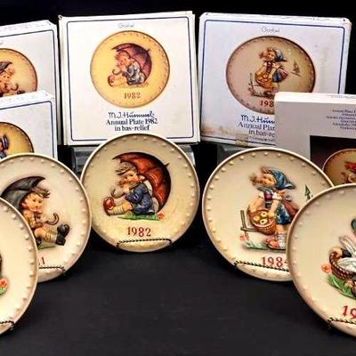 "M.J Hummel" 1981-1986 Porcelain Plates Missing 1983