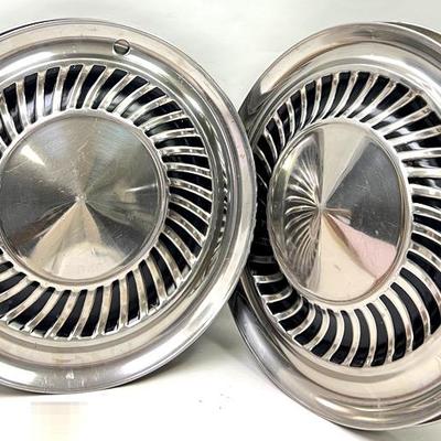 Four Vintage “Ford” Hubcaps