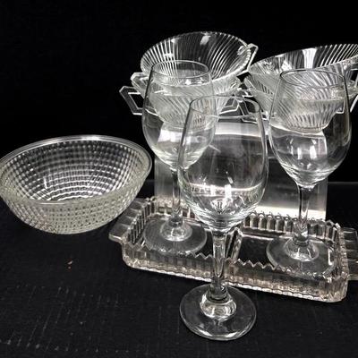 Vintage Clear Glassware Collection  