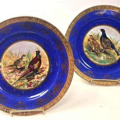 "STW Bavaria Germany" Pheasant Decorative Plates