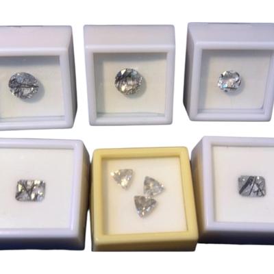 Tourmalinated Quartz Variety Lot 