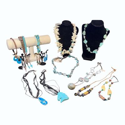 Ready For Rodeo - Shades Of Turquoise And Brown With Some Natural Stones