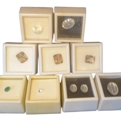 Blue Moon Cats Eye Red Needle Quartz Lot (10 Stones)