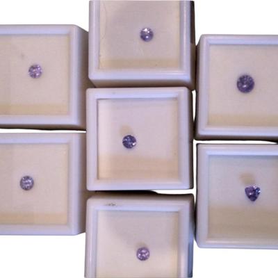 7 Tanzanite Gems, 5/.40 CT, .90 CT, .50 CT TR