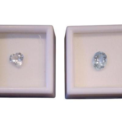2 CT Oval, 1.25 HRt Aquamarine