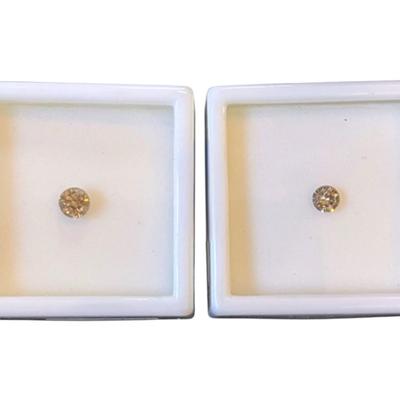 Champagne Diamonds .25CT - .50CT See Box For Details