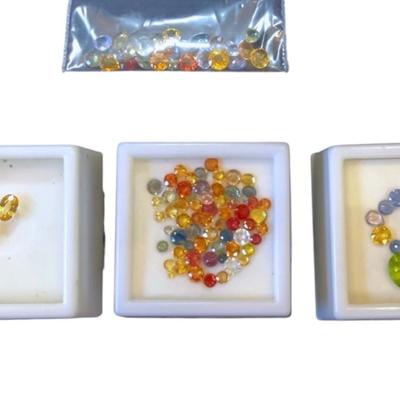 Multi - colored Sapphires (See Container For Info)