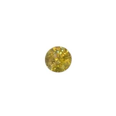 Round Canary Yellow Diamond 0.60 CT