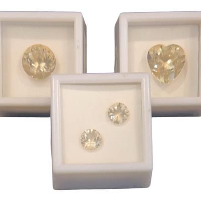 1.5CT, 7CT, & 11CT Yellow Labradorite 