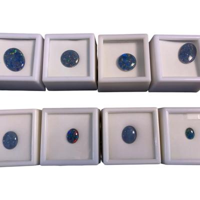 Various Cuts/Sizes Of Opal Triplets And Australian Black Opals- See Pics/description For Details