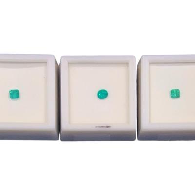 3 Colombian Emeralds 0.5CT