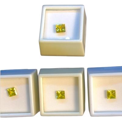 2.50-3.55CT AVG 7X7-8X8 MM PC Canary Yellow YAG