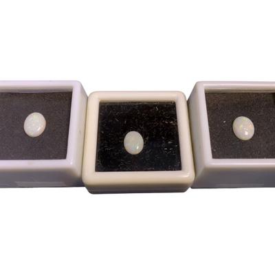 Two 10x8mm Oval Australian Opal, 10x8mm Oval Opal