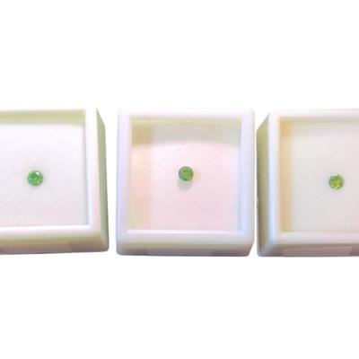 Green Diamonds (3) .25 CT