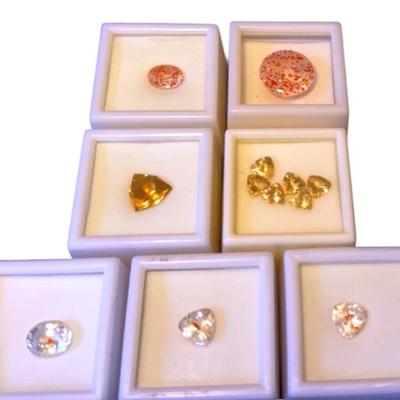 Red Spotted Lepidocrocite Mandiore Dorado And Champagne Quartz Lot 