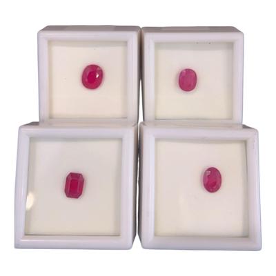 Fissure Filled Ruby Gems 4CT - 1.5CT