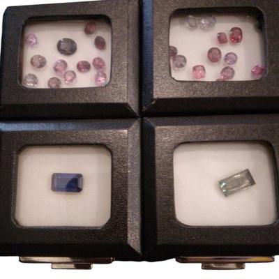 Various Stones, Spinels, Sapphire, Green Tourmaline