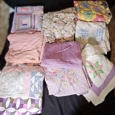 Antique & Vintage Quilts: Pinks & Purples