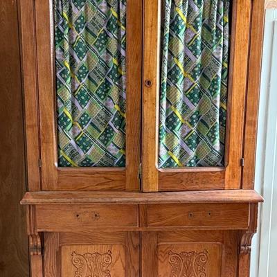 Antique Stepback Cupboard