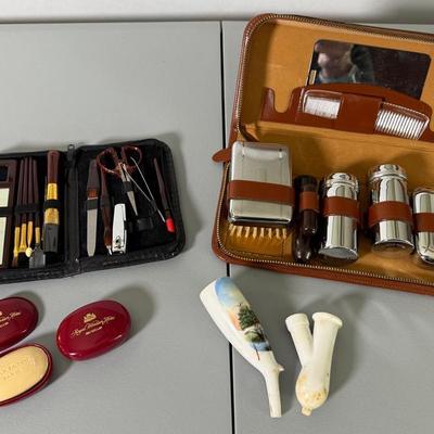 Vintage Men’s Grooming Travel Toiletries And Women’s Travel Kit