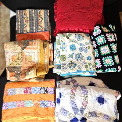 Vintage Quilts, Afghan, Blanket