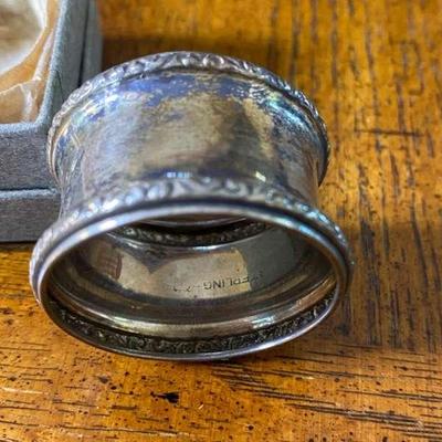 Sterling Silver Napkin Ring 