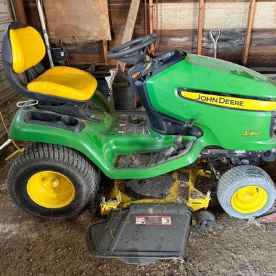 John Deere X360 Lawn Tractor - Not Tested