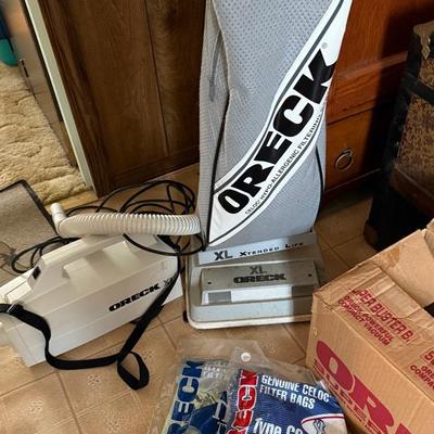 Oreck Upright Vacuum And A Super Buster