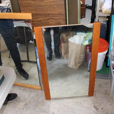 Vintage blond mirror