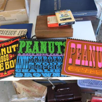 Sale Photo Thumbnail #138: Vintage Peanuts calendars 1964, 66, 68 with many interesting items noted including The Beatles on Ed Sullivan