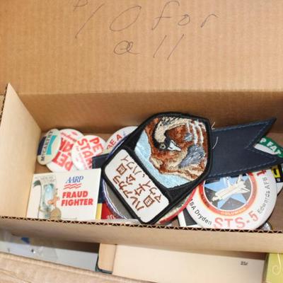 Sale Photo Thumbnail #101: Misc patches and pins