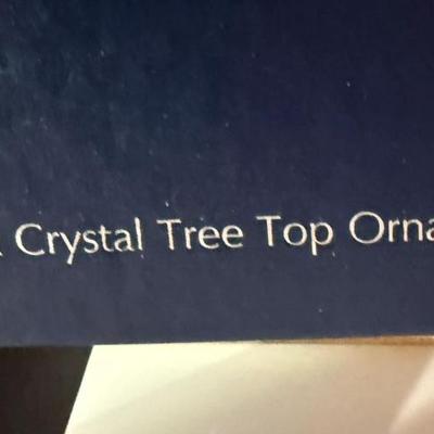 Sale Photo Thumbnail #21: Lenox Crystal Tree Top Ornament 